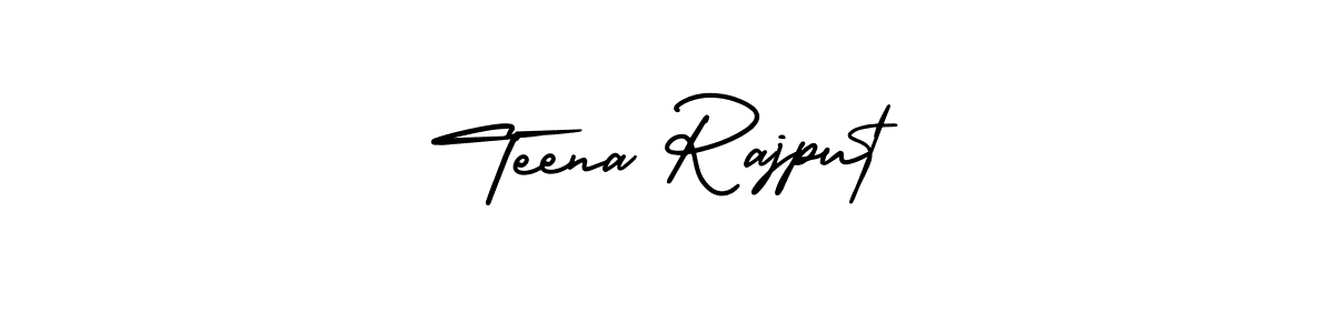 How to Draw Teena Rajput signature style? AmerikaSignatureDemo-Regular is a latest design signature styles for name Teena Rajput. Teena Rajput signature style 3 images and pictures png
