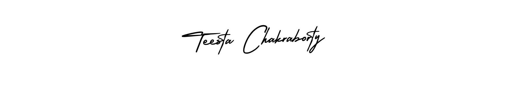 Use a signature maker to create a handwritten signature online. With this signature software, you can design (AmerikaSignatureDemo-Regular) your own signature for name Teesta Chakraborty. Teesta Chakraborty signature style 3 images and pictures png