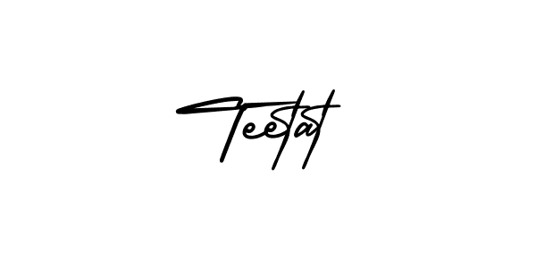 Make a beautiful signature design for name Teetat. With this signature (AmerikaSignatureDemo-Regular) style, you can create a handwritten signature for free. Teetat signature style 3 images and pictures png