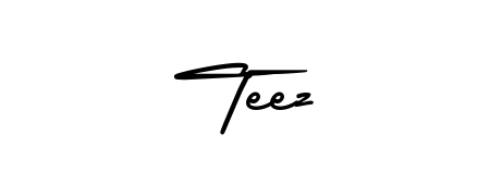 The best way (AmerikaSignatureDemo-Regular) to make a short signature is to pick only two or three words in your name. For converting this name Teez. Teez signature style 3 images and pictures png