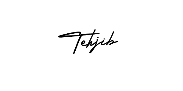 Use a signature maker to create a handwritten signature online. With this signature software, you can design (AmerikaSignatureDemo-Regular) your own signature for name Tehjib. Tehjib signature style 3 images and pictures png