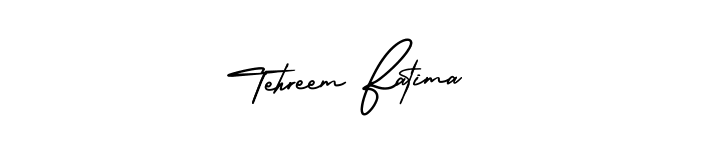 AmerikaSignatureDemo-Regular is a professional signature style that is perfect for those who want to add a touch of class to their signature. It is also a great choice for those who want to make their signature more unique. Get Tehreem Fatima name to fancy signature for free. Tehreem Fatima signature style 3 images and pictures png