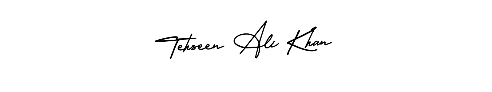 Make a beautiful signature design for name Tehseen Ali Khan. With this signature (AmerikaSignatureDemo-Regular) style, you can create a handwritten signature for free. Tehseen Ali Khan signature style 3 images and pictures png