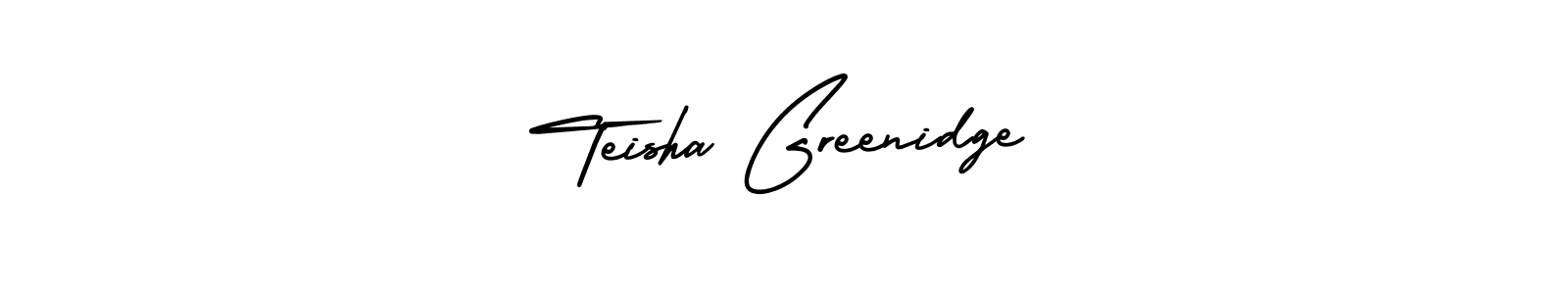 if you are searching for the best signature style for your name Teisha Greenidge. so please give up your signature search. here we have designed multiple signature styles  using AmerikaSignatureDemo-Regular. Teisha Greenidge signature style 3 images and pictures png