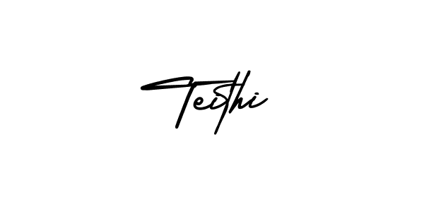 How to Draw Teithi signature style? AmerikaSignatureDemo-Regular is a latest design signature styles for name Teithi. Teithi signature style 3 images and pictures png