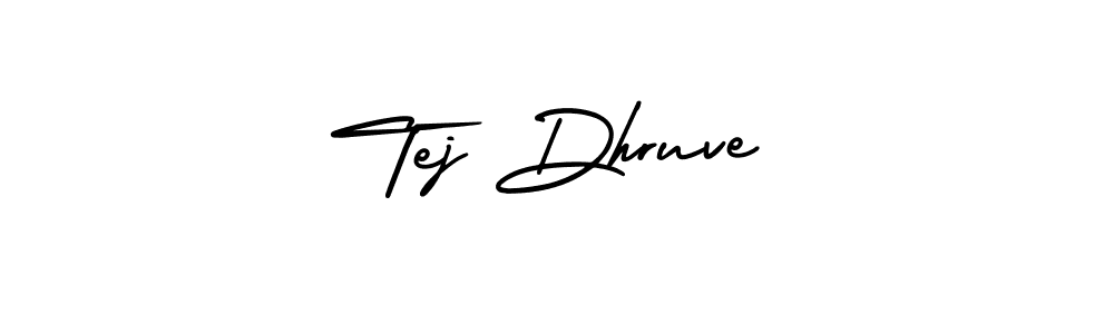 Also You can easily find your signature by using the search form. We will create Tej Dhruve name handwritten signature images for you free of cost using AmerikaSignatureDemo-Regular sign style. Tej Dhruve signature style 3 images and pictures png