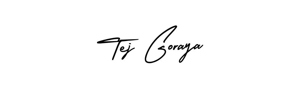 You can use this online signature creator to create a handwritten signature for the name Tej Goraya. This is the best online autograph maker. Tej Goraya signature style 3 images and pictures png