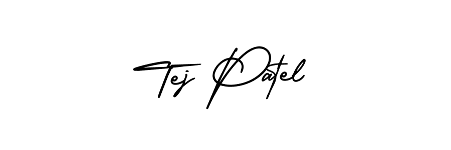 It looks lik you need a new signature style for name Tej Patel. Design unique handwritten (AmerikaSignatureDemo-Regular) signature with our free signature maker in just a few clicks. Tej Patel signature style 3 images and pictures png