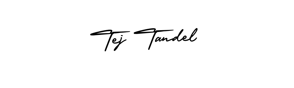 Best and Professional Signature Style for Tej Tandel. AmerikaSignatureDemo-Regular Best Signature Style Collection. Tej Tandel signature style 3 images and pictures png