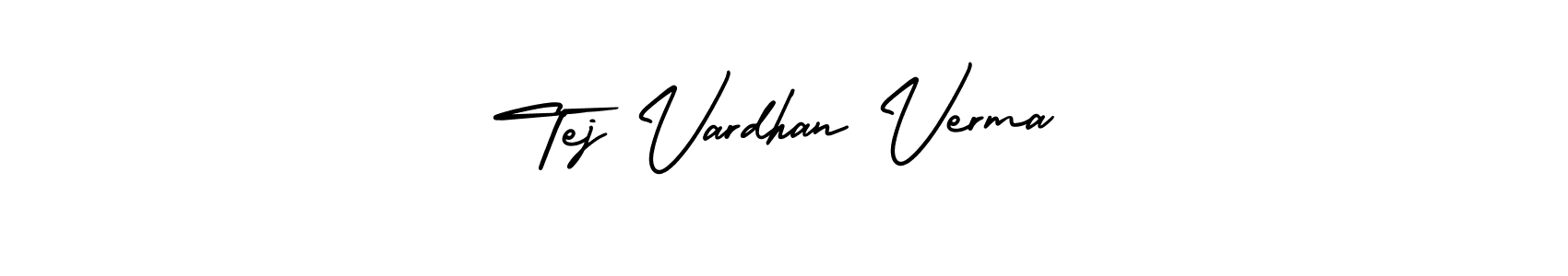 if you are searching for the best signature style for your name Tej Vardhan Verma. so please give up your signature search. here we have designed multiple signature styles  using AmerikaSignatureDemo-Regular. Tej Vardhan Verma signature style 3 images and pictures png