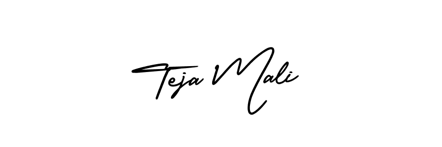 How to make Teja Mali signature? AmerikaSignatureDemo-Regular is a professional autograph style. Create handwritten signature for Teja Mali name. Teja Mali signature style 3 images and pictures png