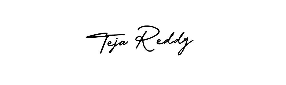 Teja Reddy stylish signature style. Best Handwritten Sign (AmerikaSignatureDemo-Regular) for my name. Handwritten Signature Collection Ideas for my name Teja Reddy. Teja Reddy signature style 3 images and pictures png