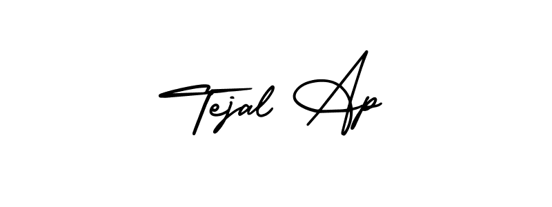 Use a signature maker to create a handwritten signature online. With this signature software, you can design (AmerikaSignatureDemo-Regular) your own signature for name Tejal Ap. Tejal Ap signature style 3 images and pictures png