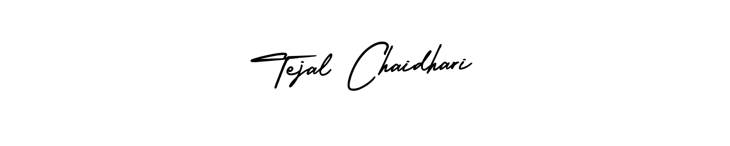 Create a beautiful signature design for name Tejal Chaidhari. With this signature (AmerikaSignatureDemo-Regular) fonts, you can make a handwritten signature for free. Tejal Chaidhari signature style 3 images and pictures png