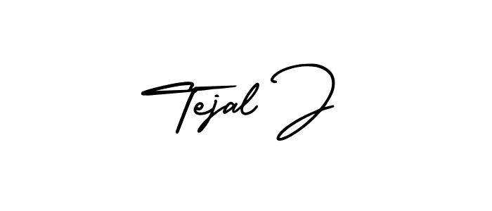 Make a beautiful signature design for name Tejal J. Use this online signature maker to create a handwritten signature for free. Tejal J signature style 3 images and pictures png