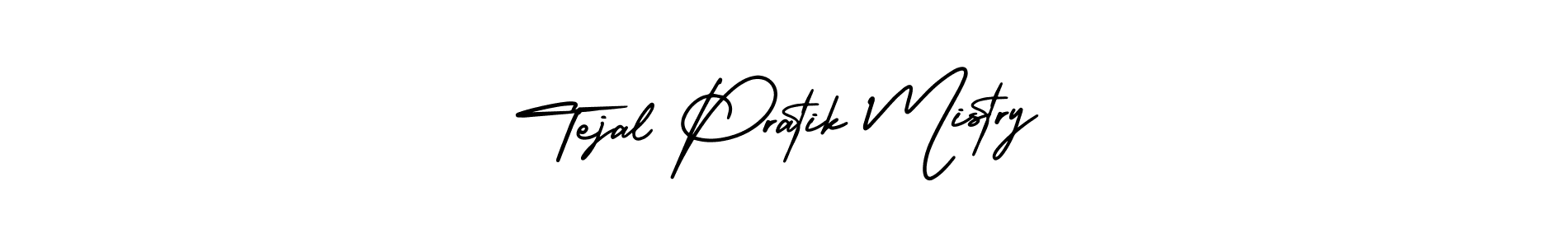 Create a beautiful signature design for name Tejal Pratik Mistry. With this signature (AmerikaSignatureDemo-Regular) fonts, you can make a handwritten signature for free. Tejal Pratik Mistry signature style 3 images and pictures png