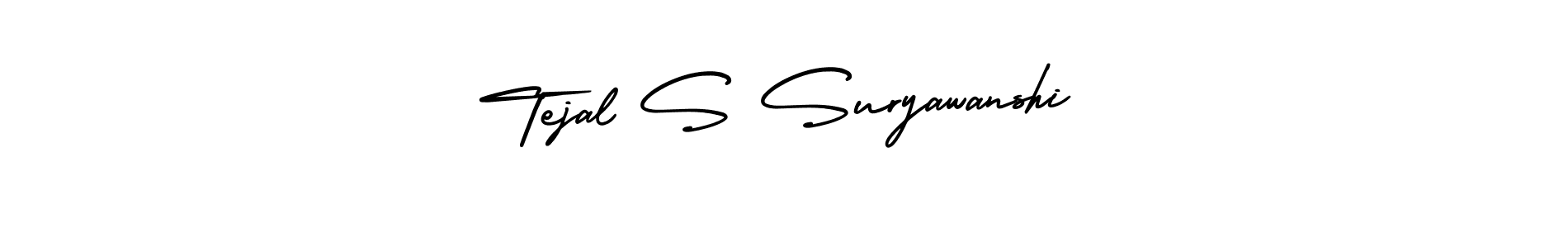 Also You can easily find your signature by using the search form. We will create Tejal S Suryawanshi name handwritten signature images for you free of cost using AmerikaSignatureDemo-Regular sign style. Tejal S Suryawanshi signature style 3 images and pictures png