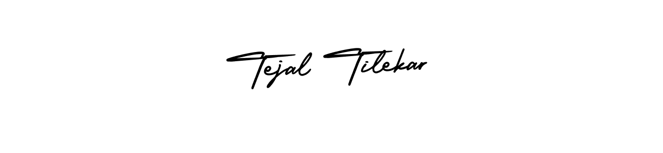 Design your own signature with our free online signature maker. With this signature software, you can create a handwritten (AmerikaSignatureDemo-Regular) signature for name Tejal Tilekar. Tejal Tilekar signature style 3 images and pictures png