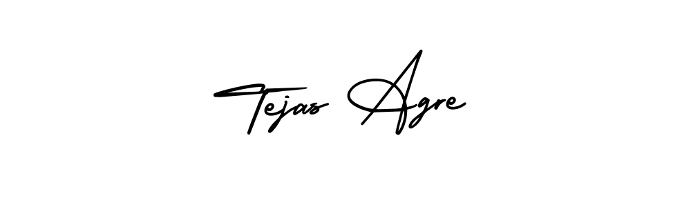 This is the best signature style for the Tejas Agre name. Also you like these signature font (AmerikaSignatureDemo-Regular). Mix name signature. Tejas Agre signature style 3 images and pictures png