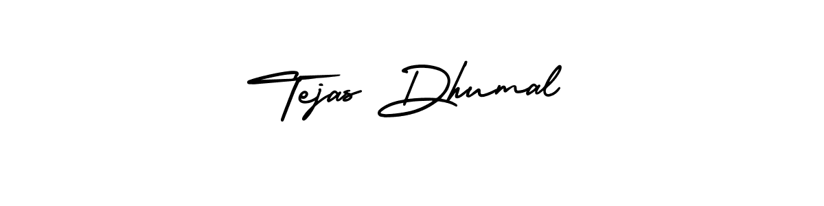 Tejas Dhumal stylish signature style. Best Handwritten Sign (AmerikaSignatureDemo-Regular) for my name. Handwritten Signature Collection Ideas for my name Tejas Dhumal. Tejas Dhumal signature style 3 images and pictures png