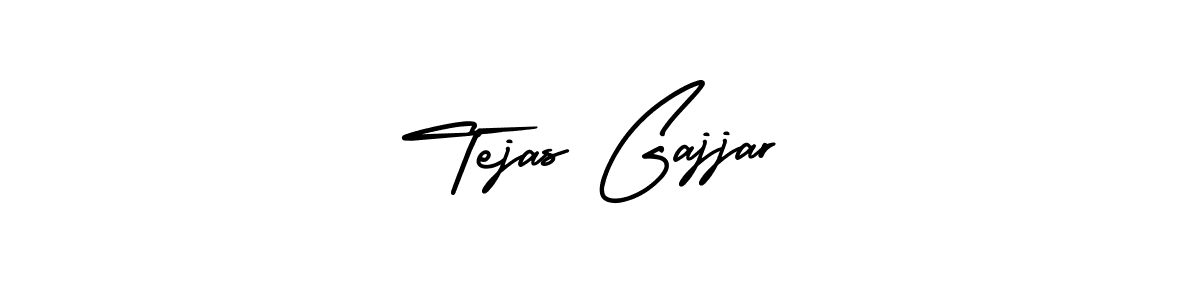 Tejas Gajjar stylish signature style. Best Handwritten Sign (AmerikaSignatureDemo-Regular) for my name. Handwritten Signature Collection Ideas for my name Tejas Gajjar. Tejas Gajjar signature style 3 images and pictures png