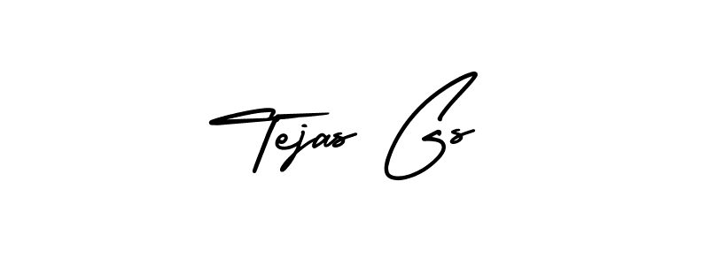 Create a beautiful signature design for name Tejas Gs. With this signature (AmerikaSignatureDemo-Regular) fonts, you can make a handwritten signature for free. Tejas Gs signature style 3 images and pictures png