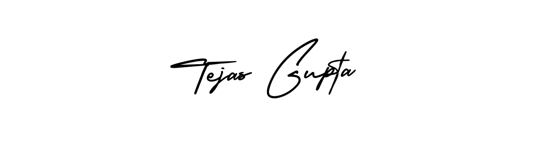 How to make Tejas Gupta name signature. Use AmerikaSignatureDemo-Regular style for creating short signs online. This is the latest handwritten sign. Tejas Gupta signature style 3 images and pictures png