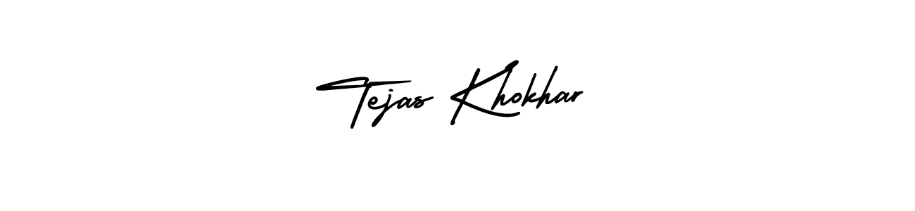 if you are searching for the best signature style for your name Tejas Khokhar. so please give up your signature search. here we have designed multiple signature styles  using AmerikaSignatureDemo-Regular. Tejas Khokhar signature style 3 images and pictures png