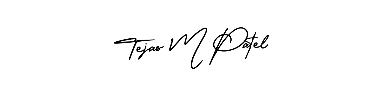 Similarly AmerikaSignatureDemo-Regular is the best handwritten signature design. Signature creator online .You can use it as an online autograph creator for name Tejas M Patel. Tejas M Patel signature style 3 images and pictures png