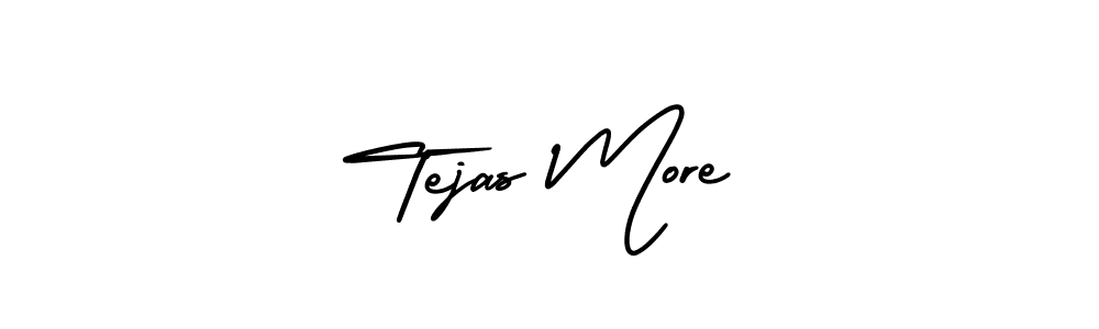 Make a beautiful signature design for name Tejas More. With this signature (AmerikaSignatureDemo-Regular) style, you can create a handwritten signature for free. Tejas More signature style 3 images and pictures png