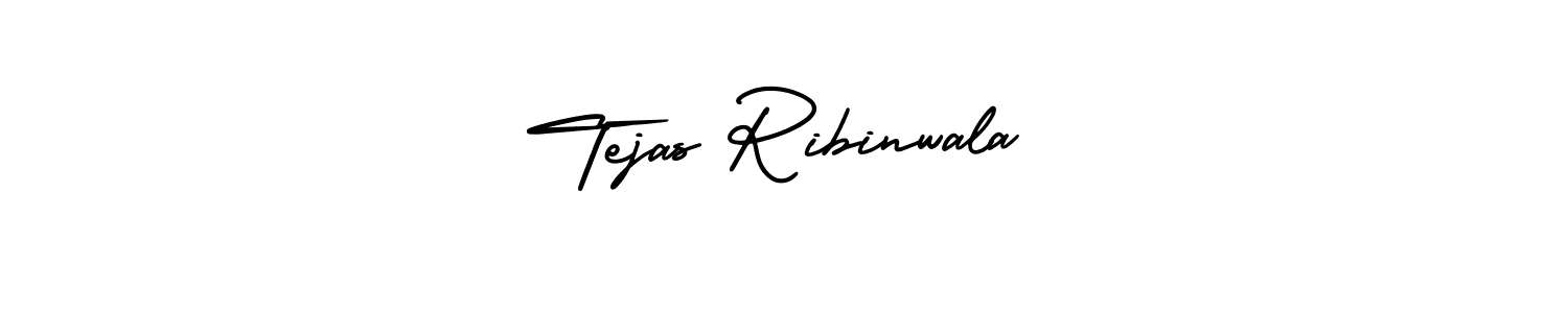 The best way (AmerikaSignatureDemo-Regular) to make a short signature is to pick only two or three words in your name. The name Tejas Ribinwala include a total of six letters. For converting this name. Tejas Ribinwala signature style 3 images and pictures png