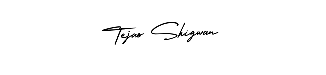 Make a short Tejas Shigwan signature style. Manage your documents anywhere anytime using AmerikaSignatureDemo-Regular. Create and add eSignatures, submit forms, share and send files easily. Tejas Shigwan signature style 3 images and pictures png