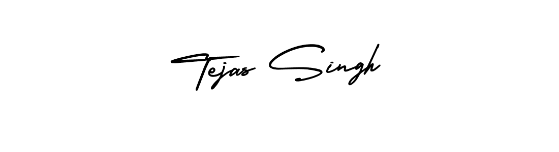 Design your own signature with our free online signature maker. With this signature software, you can create a handwritten (AmerikaSignatureDemo-Regular) signature for name Tejas Singh. Tejas Singh signature style 3 images and pictures png