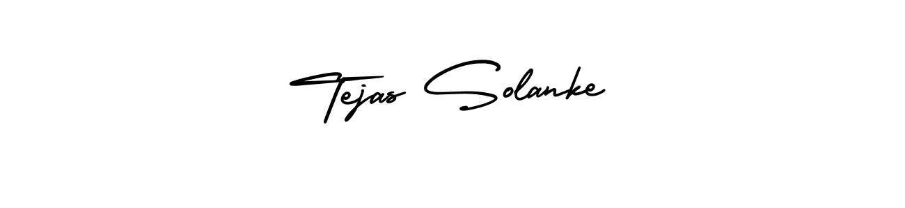 AmerikaSignatureDemo-Regular is a professional signature style that is perfect for those who want to add a touch of class to their signature. It is also a great choice for those who want to make their signature more unique. Get Tejas Solanke name to fancy signature for free. Tejas Solanke signature style 3 images and pictures png