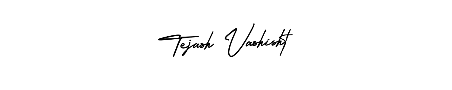 This is the best signature style for the Tejash Vashisht name. Also you like these signature font (AmerikaSignatureDemo-Regular). Mix name signature. Tejash Vashisht signature style 3 images and pictures png