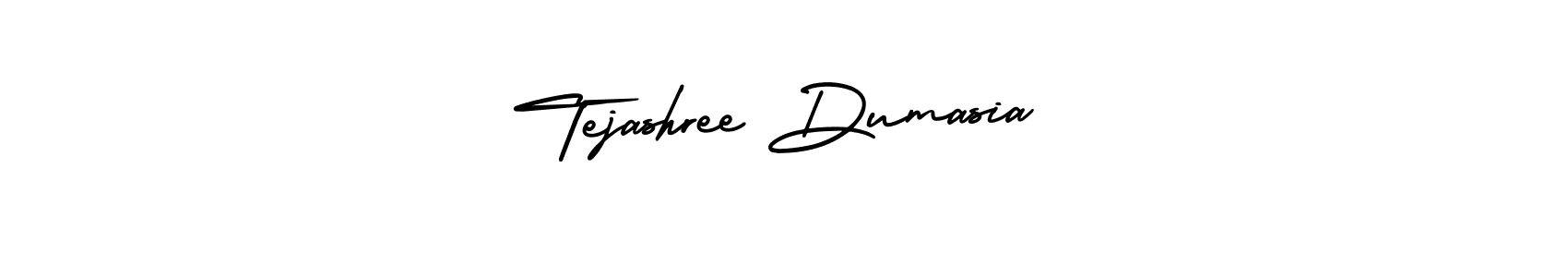 This is the best signature style for the Tejashree Dumasia name. Also you like these signature font (AmerikaSignatureDemo-Regular). Mix name signature. Tejashree Dumasia signature style 3 images and pictures png