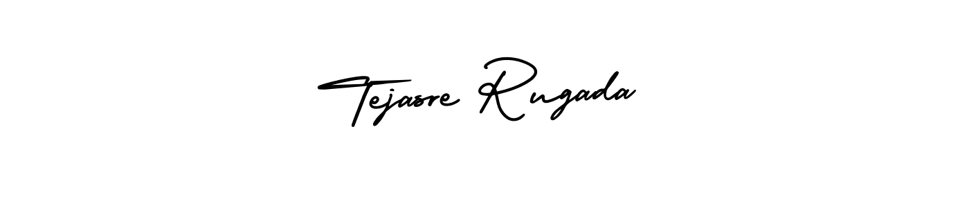It looks lik you need a new signature style for name Tejasre Rugada. Design unique handwritten (AmerikaSignatureDemo-Regular) signature with our free signature maker in just a few clicks. Tejasre Rugada signature style 3 images and pictures png