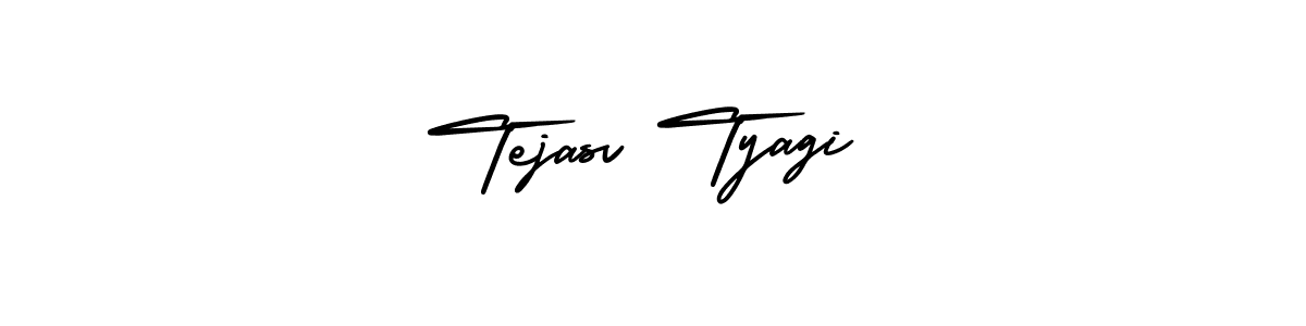 Design your own signature with our free online signature maker. With this signature software, you can create a handwritten (AmerikaSignatureDemo-Regular) signature for name Tejasv Tyagi. Tejasv Tyagi signature style 3 images and pictures png