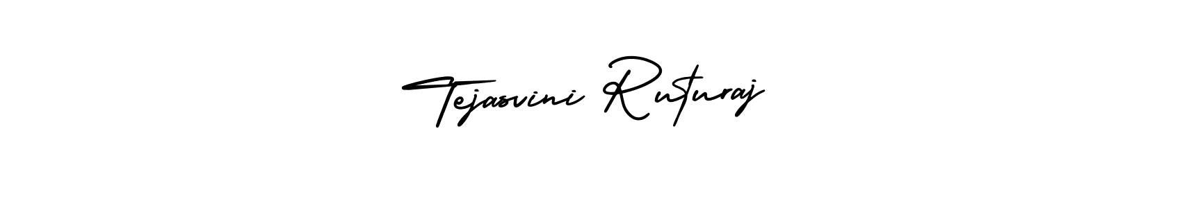 Tejasvini Ruturaj stylish signature style. Best Handwritten Sign (AmerikaSignatureDemo-Regular) for my name. Handwritten Signature Collection Ideas for my name Tejasvini Ruturaj. Tejasvini Ruturaj signature style 3 images and pictures png