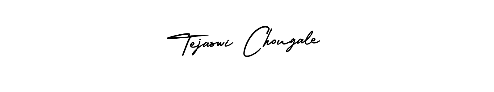 How to make Tejaswi Chougale name signature. Use AmerikaSignatureDemo-Regular style for creating short signs online. This is the latest handwritten sign. Tejaswi Chougale signature style 3 images and pictures png