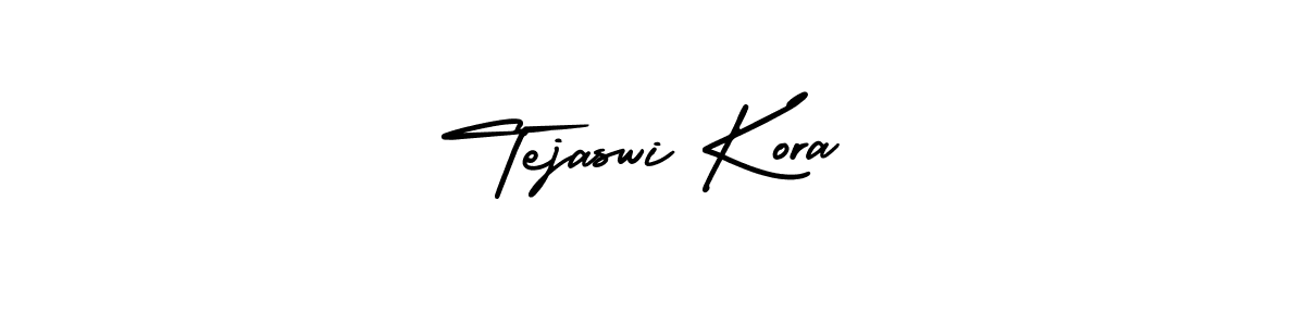 It looks lik you need a new signature style for name Tejaswi Kora. Design unique handwritten (AmerikaSignatureDemo-Regular) signature with our free signature maker in just a few clicks. Tejaswi Kora signature style 3 images and pictures png