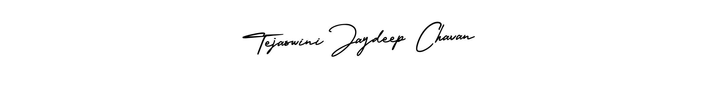 Create a beautiful signature design for name Tejaswini Jaydeep Chavan. With this signature (AmerikaSignatureDemo-Regular) fonts, you can make a handwritten signature for free. Tejaswini Jaydeep Chavan signature style 3 images and pictures png