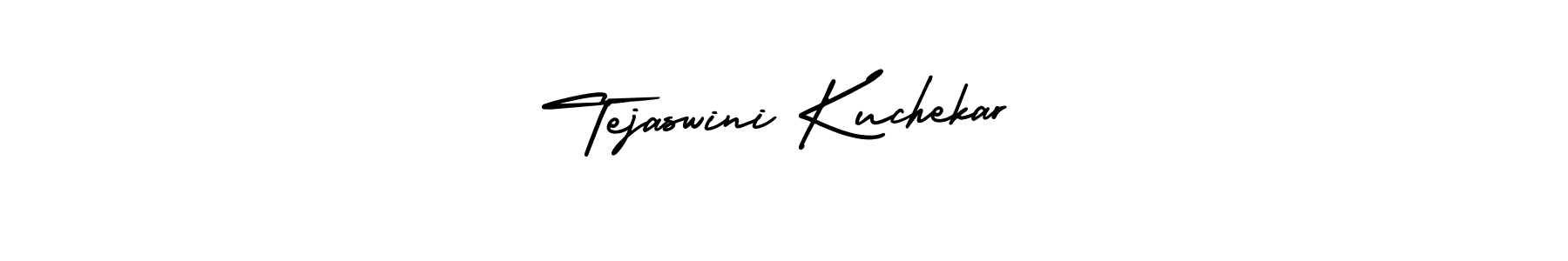 Make a beautiful signature design for name Tejaswini Kuchekar. With this signature (AmerikaSignatureDemo-Regular) style, you can create a handwritten signature for free. Tejaswini Kuchekar signature style 3 images and pictures png