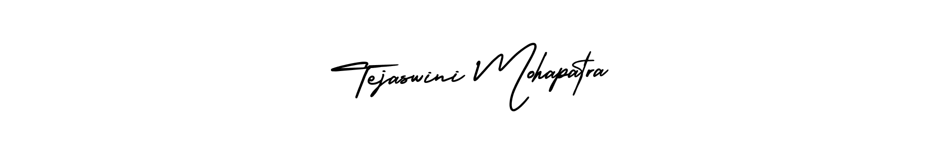 The best way (AmerikaSignatureDemo-Regular) to make a short signature is to pick only two or three words in your name. The name Tejaswini Mohapatra include a total of six letters. For converting this name. Tejaswini Mohapatra signature style 3 images and pictures png