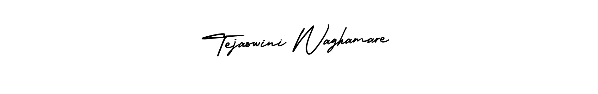 Also You can easily find your signature by using the search form. We will create Tejaswini Waghamare name handwritten signature images for you free of cost using AmerikaSignatureDemo-Regular sign style. Tejaswini Waghamare signature style 3 images and pictures png