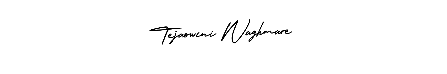 Tejaswini Waghmare stylish signature style. Best Handwritten Sign (AmerikaSignatureDemo-Regular) for my name. Handwritten Signature Collection Ideas for my name Tejaswini Waghmare. Tejaswini Waghmare signature style 3 images and pictures png