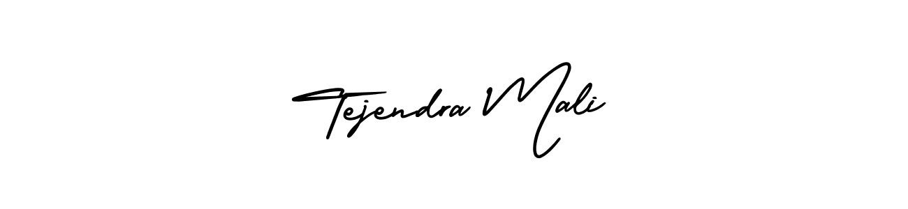 Design your own signature with our free online signature maker. With this signature software, you can create a handwritten (AmerikaSignatureDemo-Regular) signature for name Tejendra Mali. Tejendra Mali signature style 3 images and pictures png