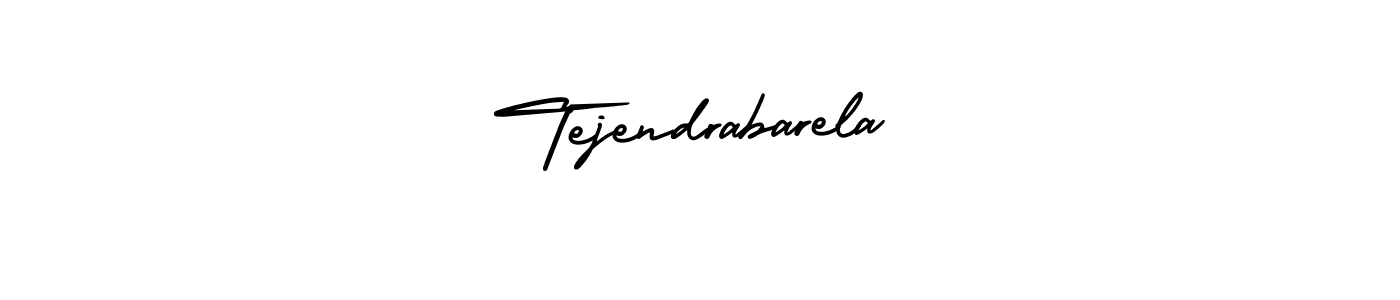 Make a beautiful signature design for name Tejendrabarela. With this signature (AmerikaSignatureDemo-Regular) style, you can create a handwritten signature for free. Tejendrabarela signature style 3 images and pictures png