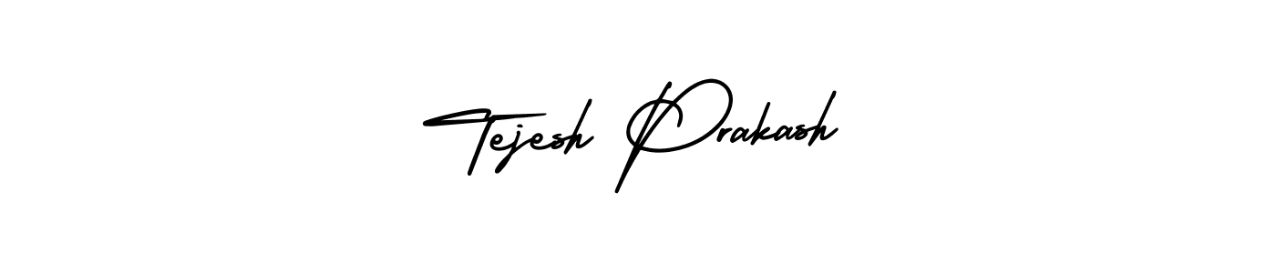 This is the best signature style for the Tejesh Prakash name. Also you like these signature font (AmerikaSignatureDemo-Regular). Mix name signature. Tejesh Prakash signature style 3 images and pictures png