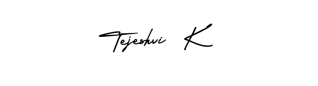 Make a beautiful signature design for name Tejeshvi  K. Use this online signature maker to create a handwritten signature for free. Tejeshvi  K signature style 3 images and pictures png